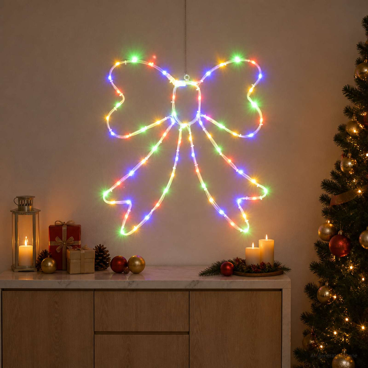 LED-kerststrik lichtslang LOVIISA 70 LED's Meerkleurig is nu te koop bij PeponiXL, paradijselijk wonen!