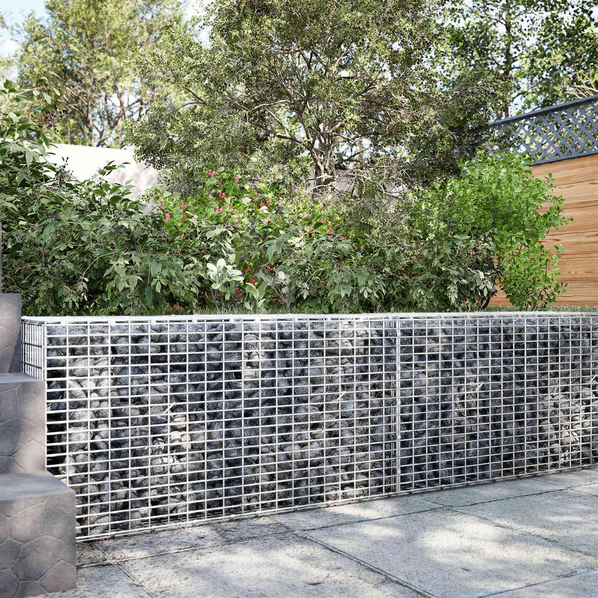 Gabion met 3,5 mm Draad en 5x2,5 cm Gaas 50x30x50 cm is nu te koop bij PeponiXL, paradijselijk wonen!