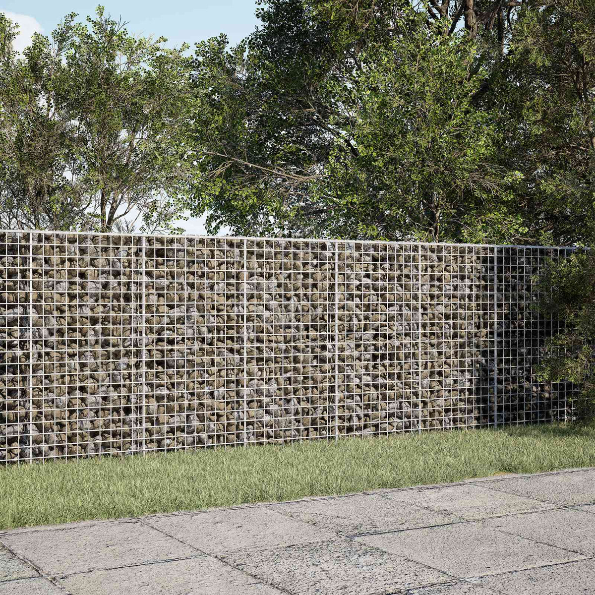 vidaXL Gabion met 3,5 mm Draad en 5x5 cm Gaas 200x30x100 cm