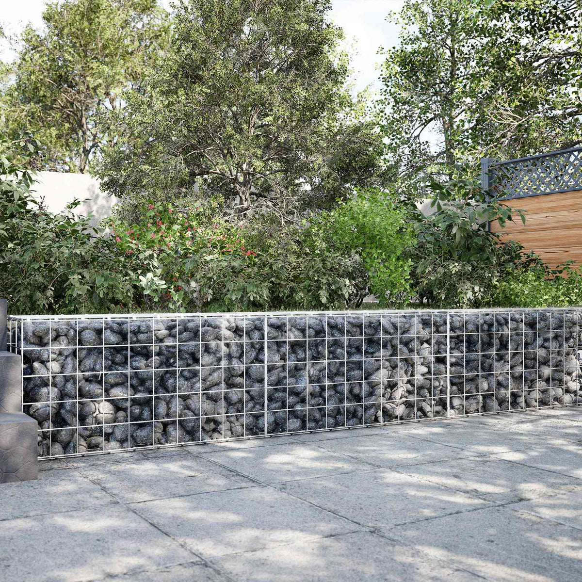 Gabion met 3,5 mm Draad en 10x10 cm Gaas 300x30x50 cm is nu te koop bij PeponiXL, paradijselijk wonen!