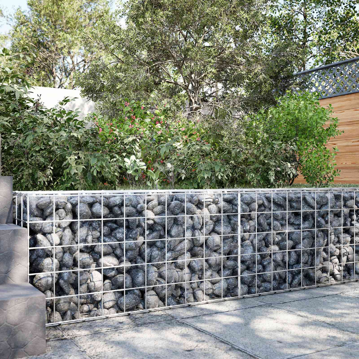 Gabion met 3,5 mm Draad en 10x10 cm Gaas 100x50x50 cm is nu te koop bij PeponiXL, paradijselijk wonen!