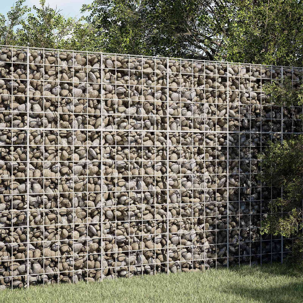 Gabion met 5 mm Draad en 10x10 cm Gaas 100x100x150 cm is nu te koop bij PeponiXL, paradijselijk wonen!