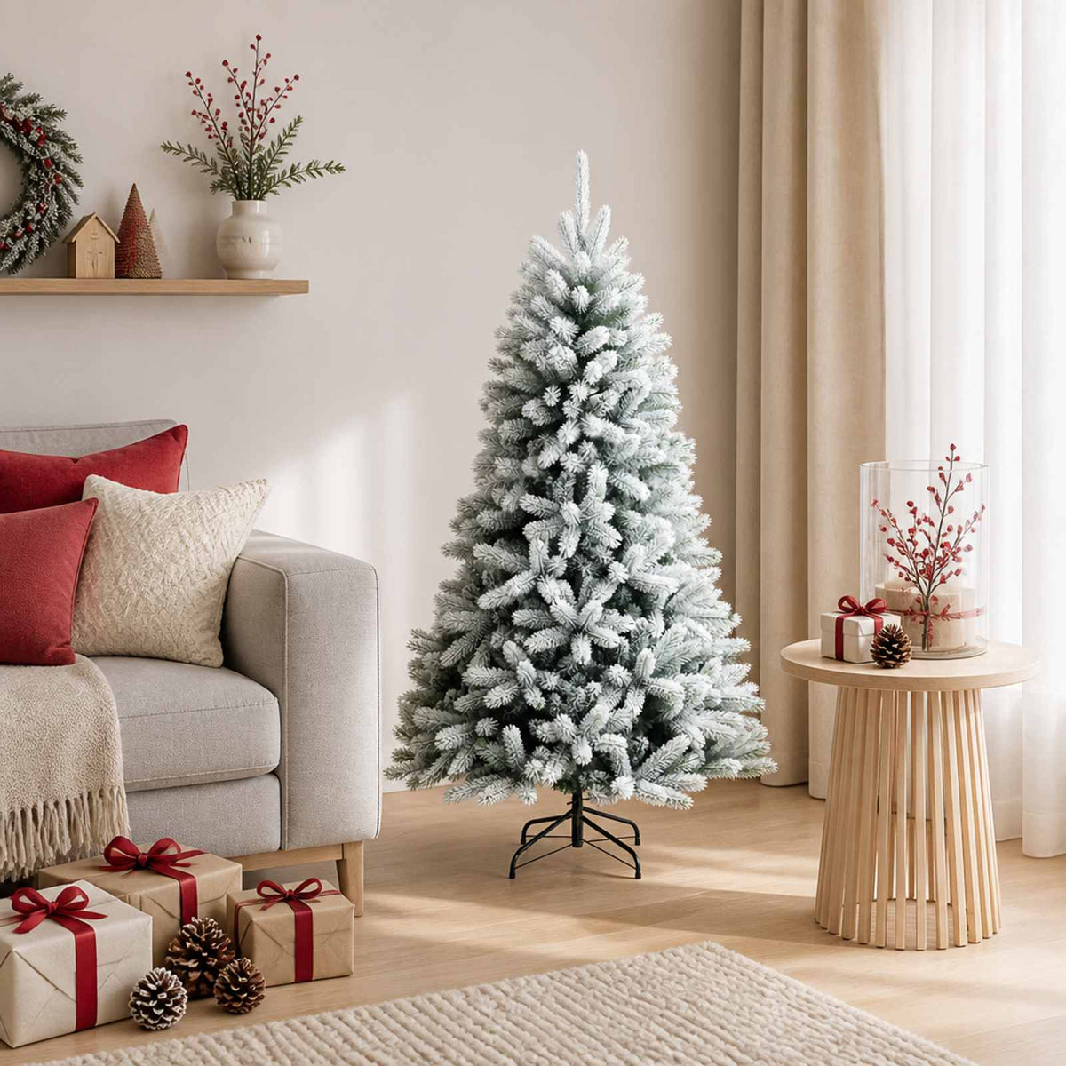 vidaXL Kunstmatige Inklapbare Kerstboom 150 cm PVC en Metaal