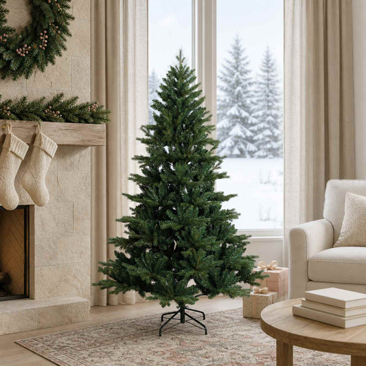 Kunstmatige Inklapbare Kerstboom 120 cm PVC en Metaal Groen is nu te koop bij PeponiXL, paradijselijk wonen!