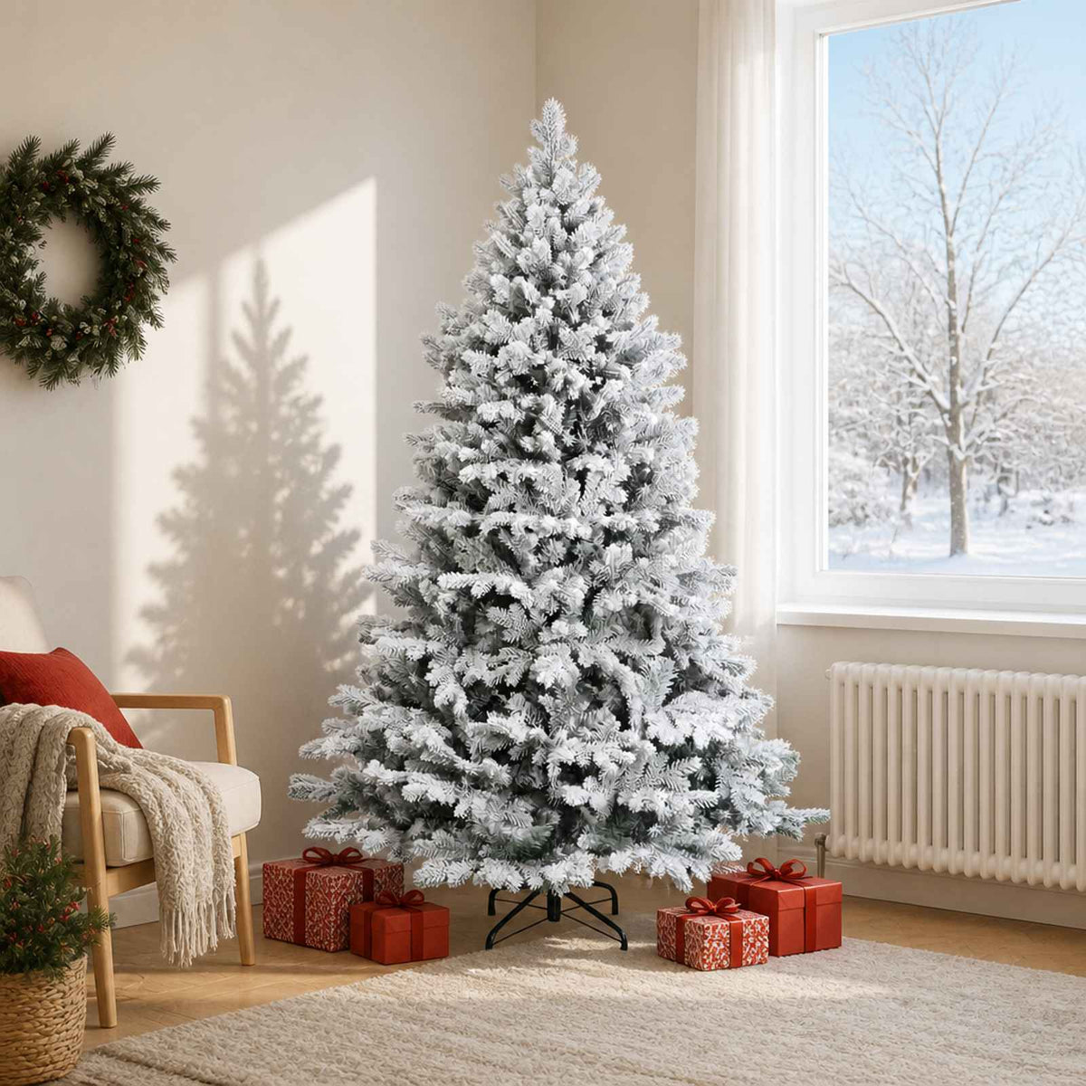 Kunstmatige Inklapbare Kerstboom 180 cm PVC en Metaal is nu te koop bij PeponiXL, paradijselijk wonen!