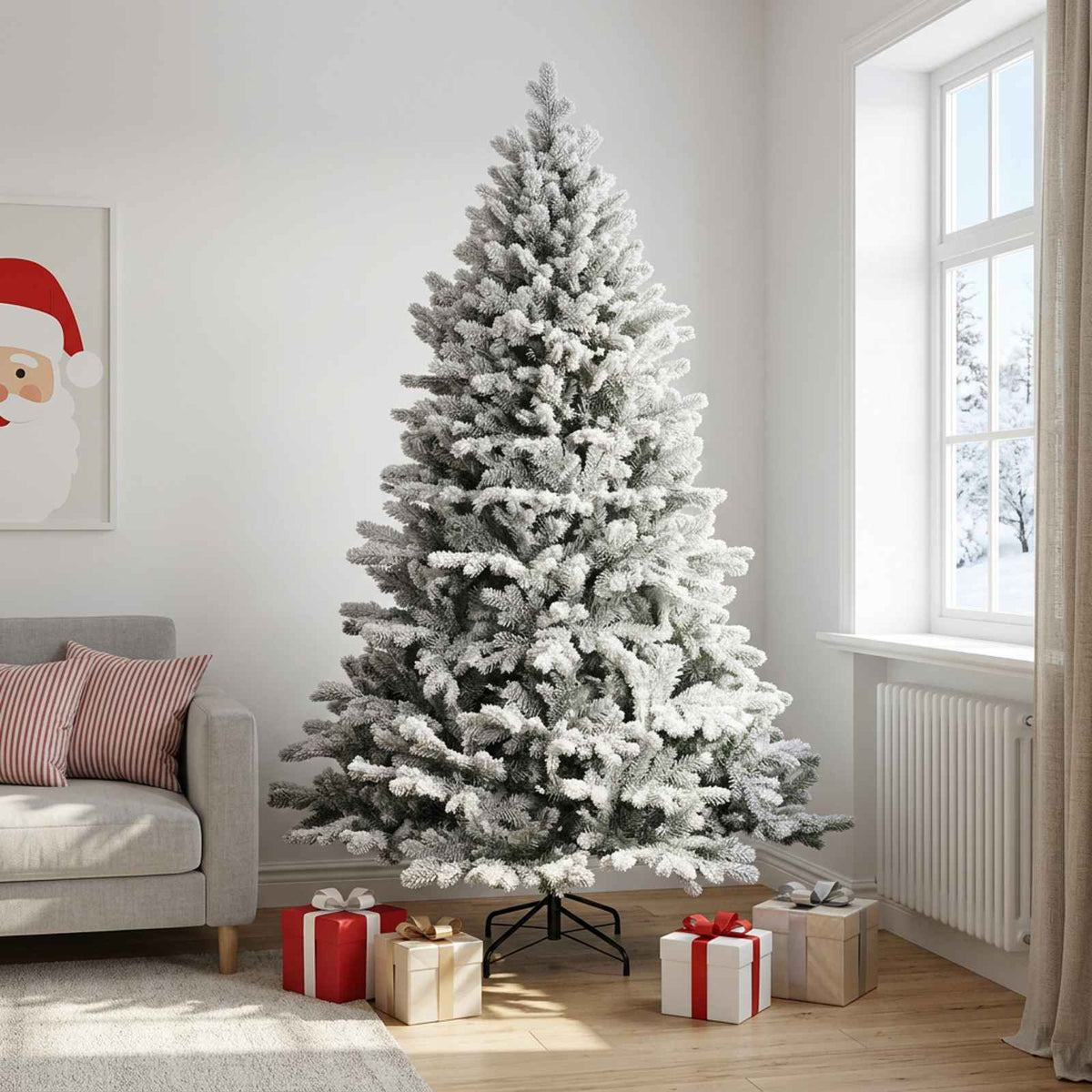 Kunstmatige Inklapbare Kerstboom 210 cm PVC en Metaal is nu te koop bij PeponiXL, paradijselijk wonen!