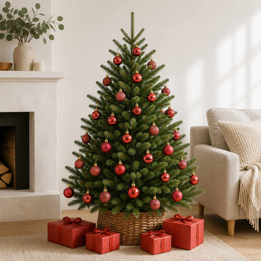 Kerstballen set 150 st Wijnrood 3 cm Polystyreen is nu te koop bij PeponiXL, paradijselijk wonen!