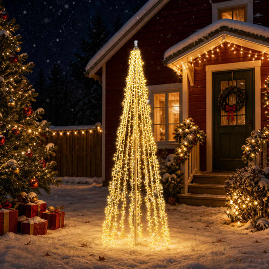 Kerstboomverlichting met 10 leds 1550 LED's Warmwit is nu te koop bij PeponiXL, paradijselijk wonen!