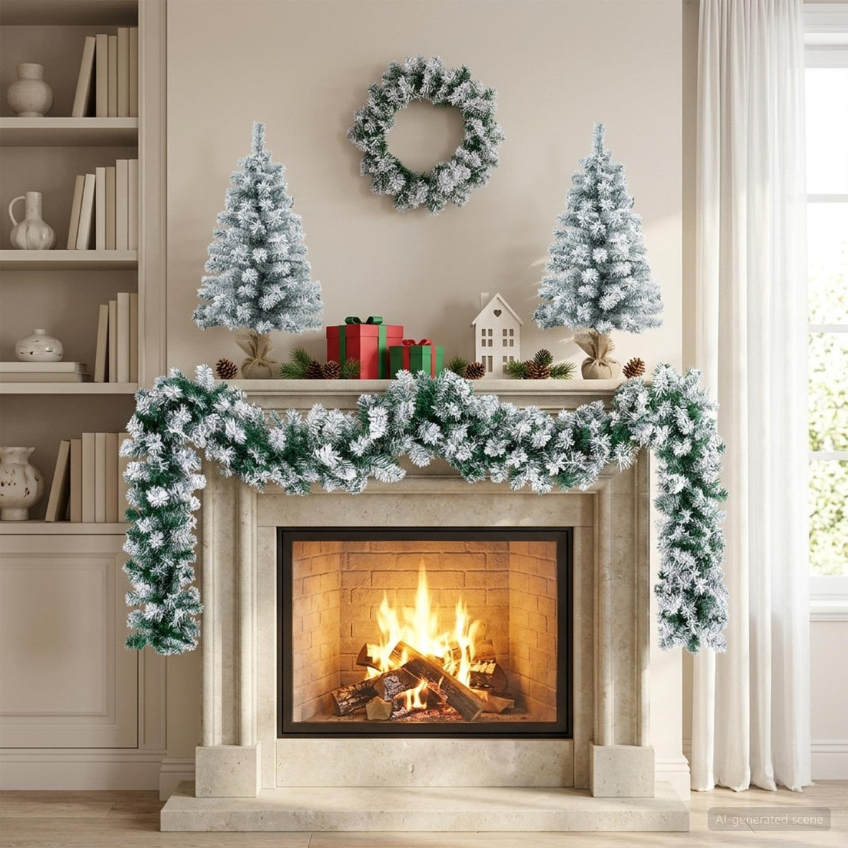 Mini Kerstboom 45 cm PVC Wit is nu te koop bij PeponiXL, paradijselijk wonen!