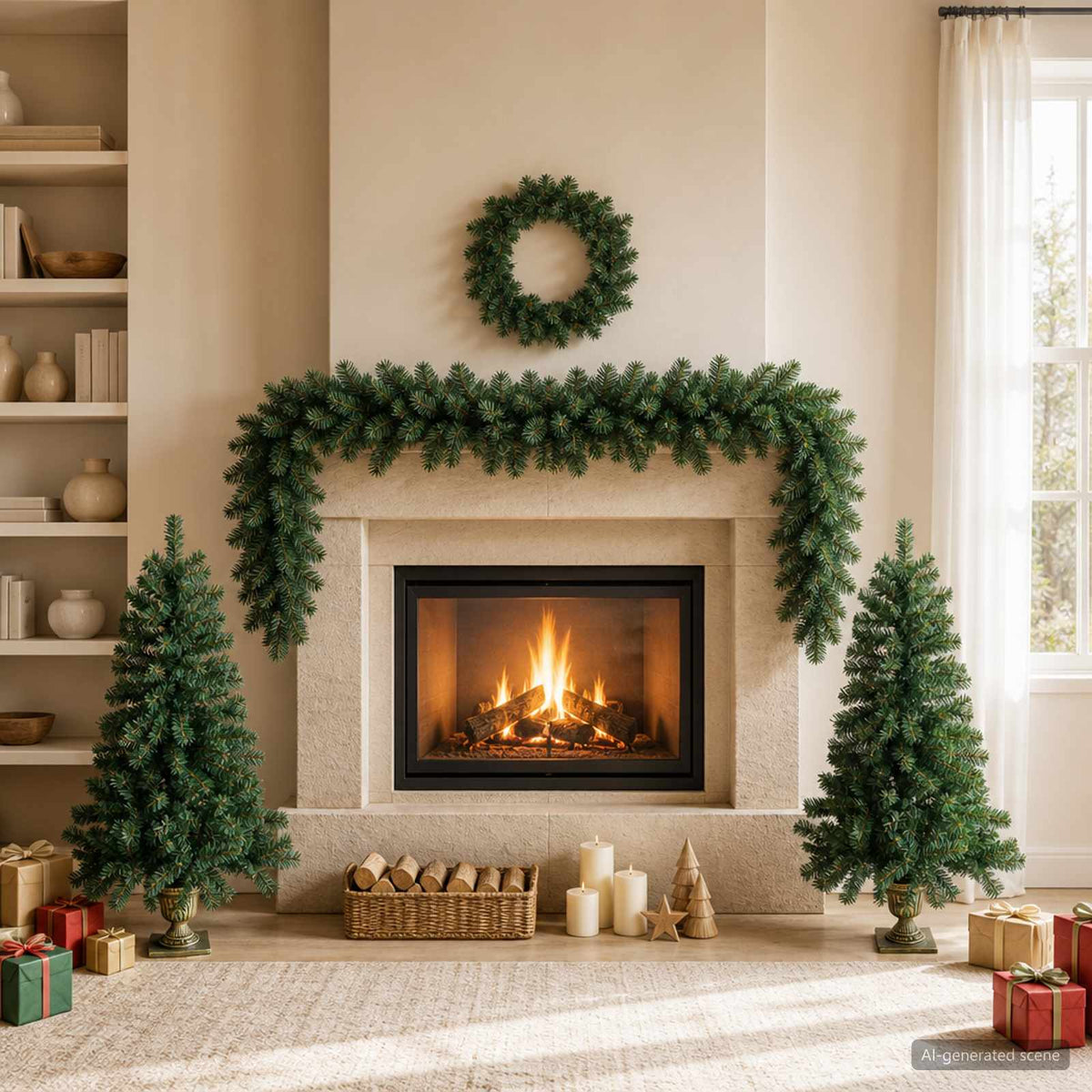Mini-kerstbomenset 120 cm PVC Groen is nu te koop bij PeponiXL, paradijselijk wonen!