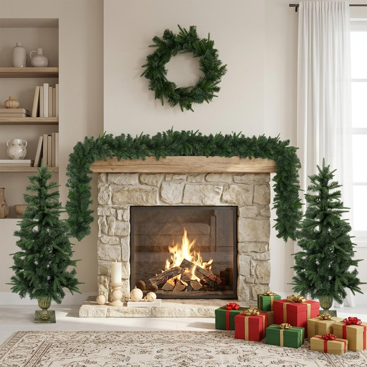 Mini Kerstboom 120 cm PVC en PE Groen is nu te koop bij PeponiXL, paradijselijk wonen!