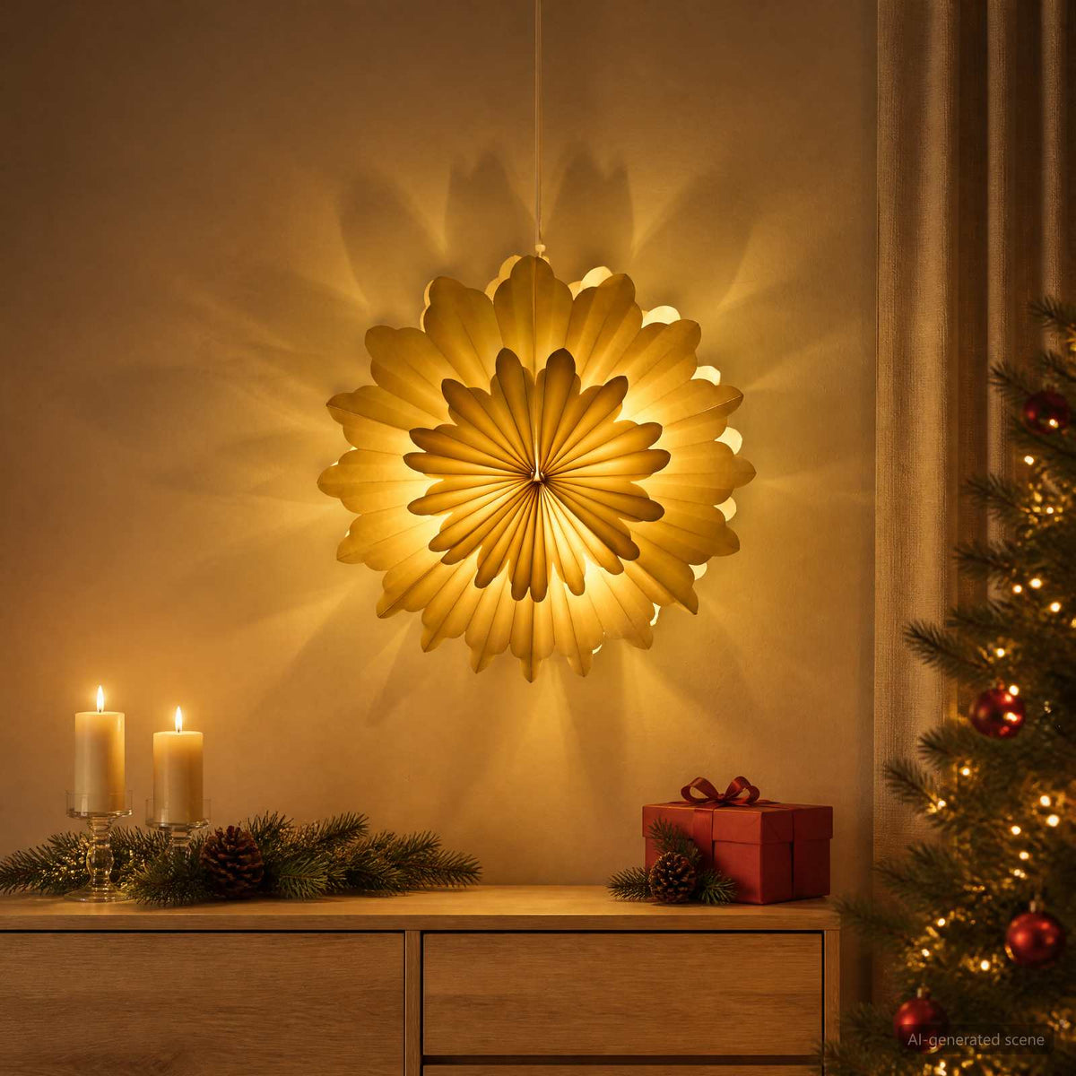 Kerstverlichting RAAHE 10 LED's Warmwit 45 x 17 x 45 cm is nu te koop bij PeponiXL, paradijselijk wonen!
