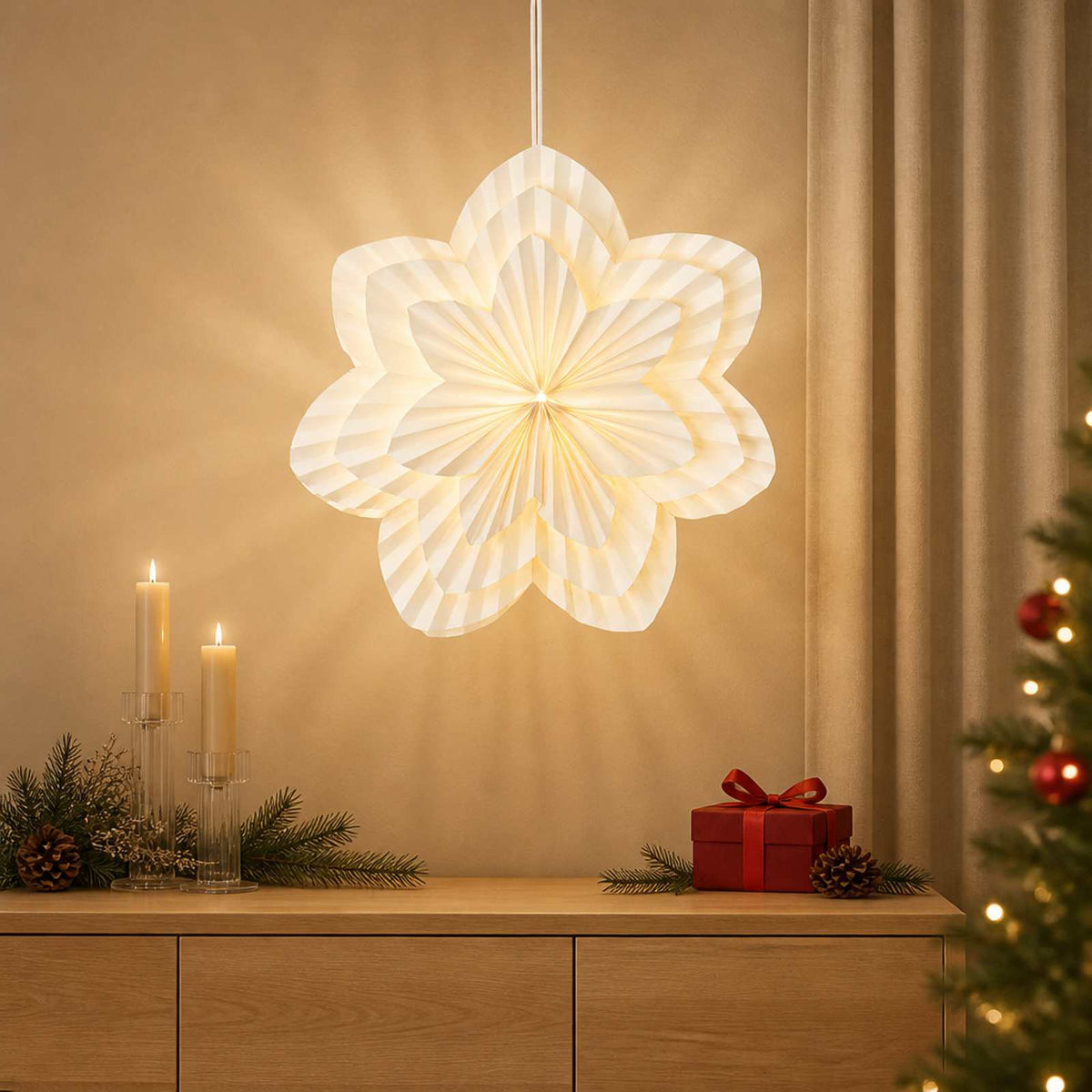 Kerstverlichting RAAHE 10 LED's Warmwit 60 x 20 x 60 cm is nu te koop bij PeponiXL, paradijselijk wonen!