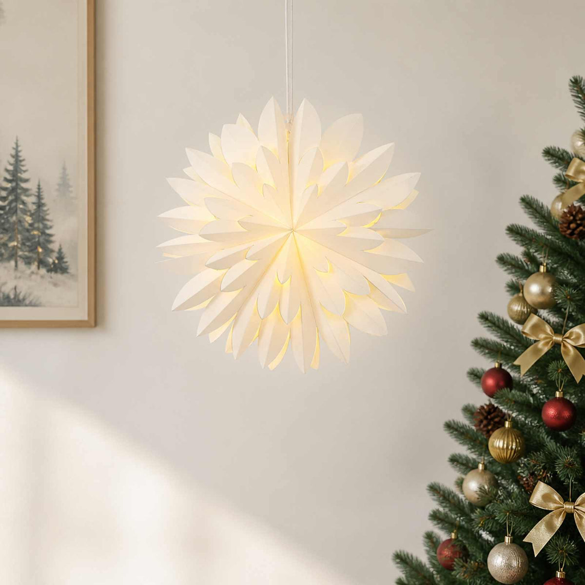 Kerstverlichting RAAHE 10 LED's Warmwit 45 x 17 x 45 cm is nu te koop bij PeponiXL, paradijselijk wonen!