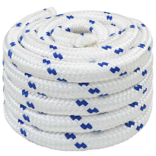 Multifunctioneel gebruikstouw 50 mm 10 m Wit en Blauw PP is nu te koop bij PeponiXL, paradijselijk wonen!