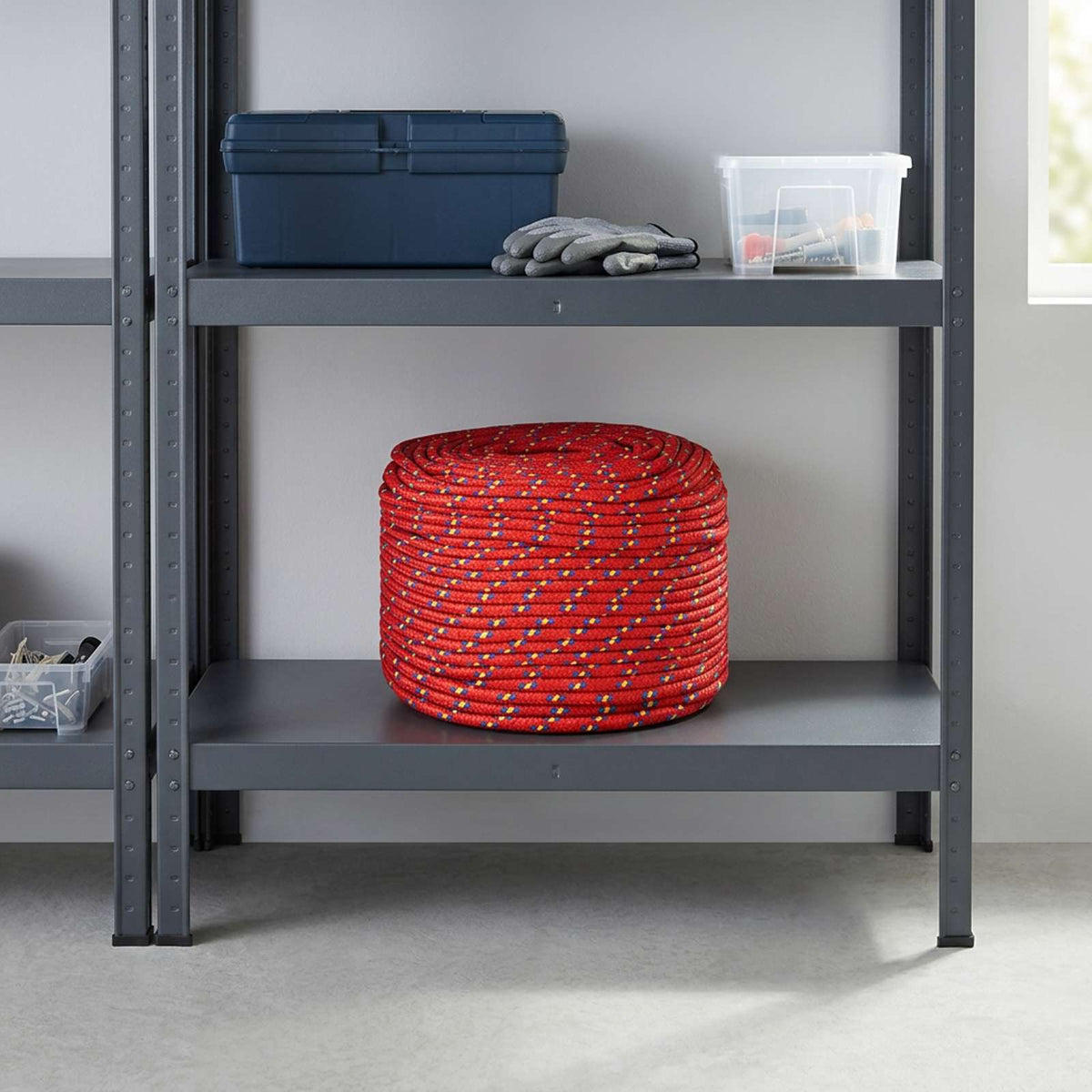 Multifunctioneel gebruikstouw 8 mm 50 m Rood PP is nu te koop bij PeponiXL, paradijselijk wonen!