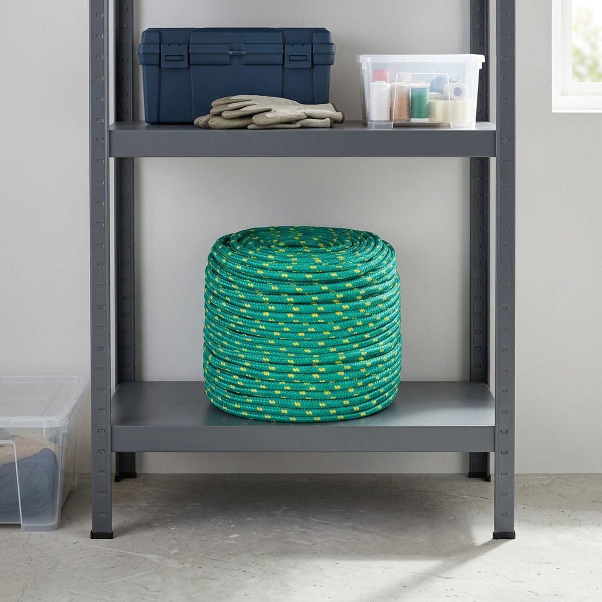 vidaXL Multifunctioneel gebruikstouw 6 mm 25 m Groen PP