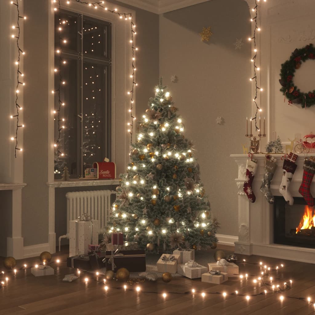 Lichtsnoer met 600 LED's met 8 lichteffecten IP44 60 m warmwit is nu te koop bij PeponiXL, paradijselijk wonen!