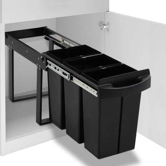 Inbouwprullenbak uittrekbaar soft-close 36 L is nu te koop bij PeponiXL, paradijselijk wonen!