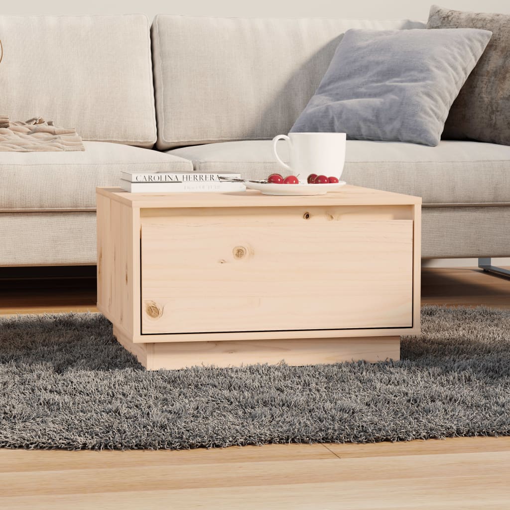 Salontafel 55x56x32 cm massief grenenhout is nu te koop bij PeponiXL, paradijselijk wonen!