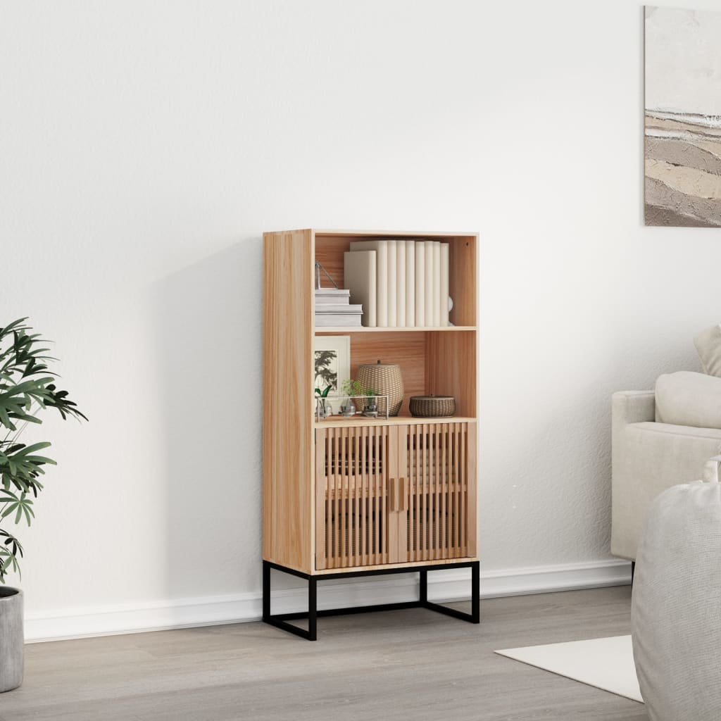 Hoge kast 60x35x125 cm bewerkt hout is nu te koop bij PeponiXL, paradijselijk wonen!
