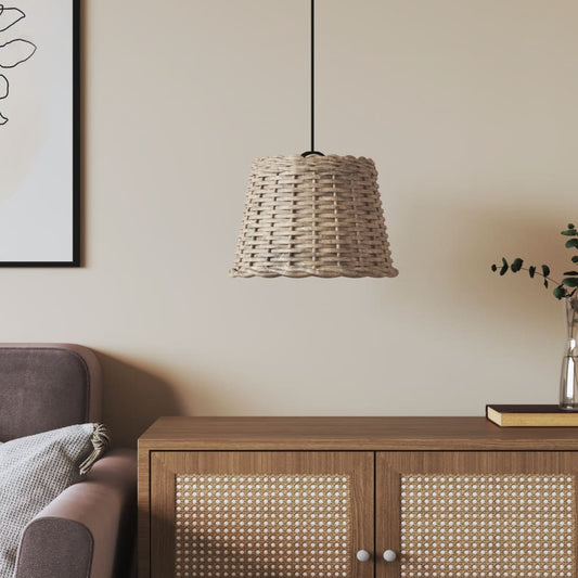 Plafondlampenkap Ø30x20 cm wicker bruin is nu te koop bij PeponiXL, paradijselijk wonen!
