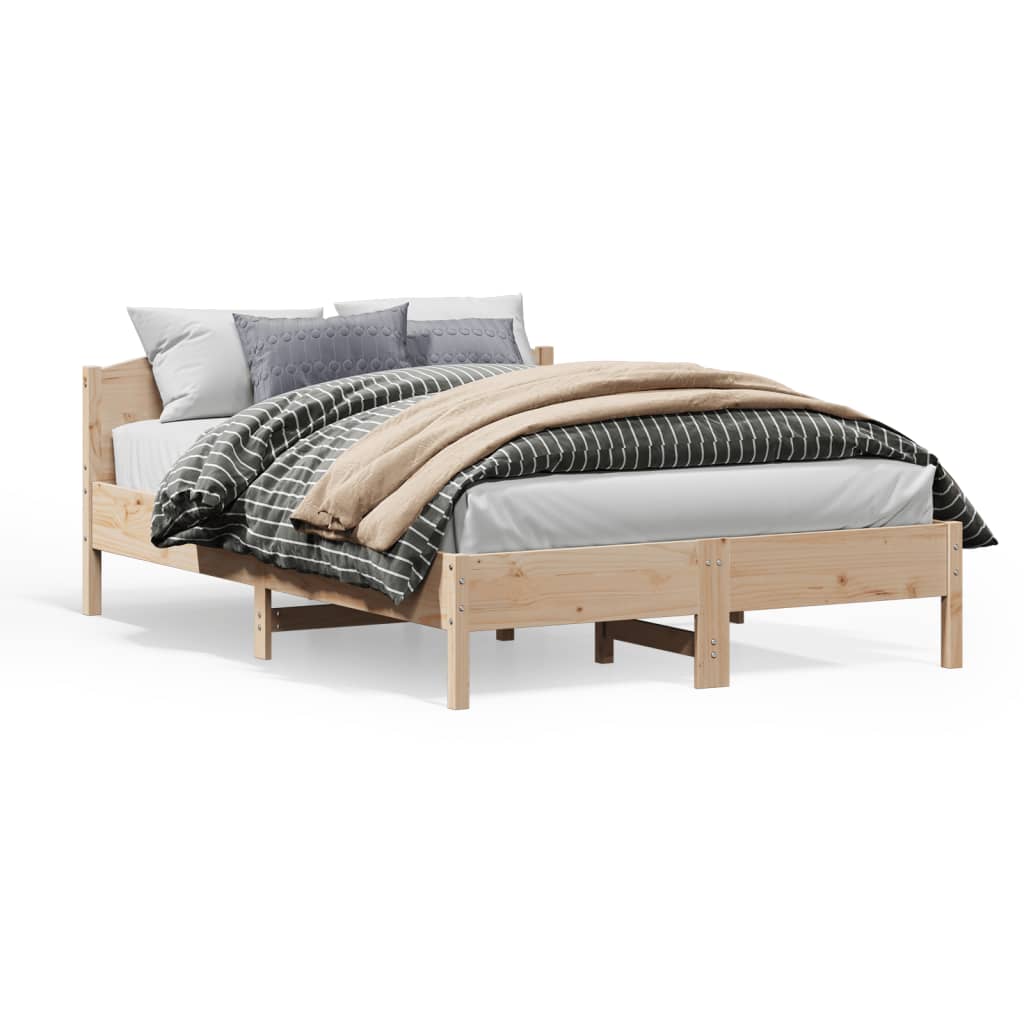 Bedframe zonder matras massief grenenhout 120x200 cm is nu te koop bij PeponiXL, paradijselijk wonen!